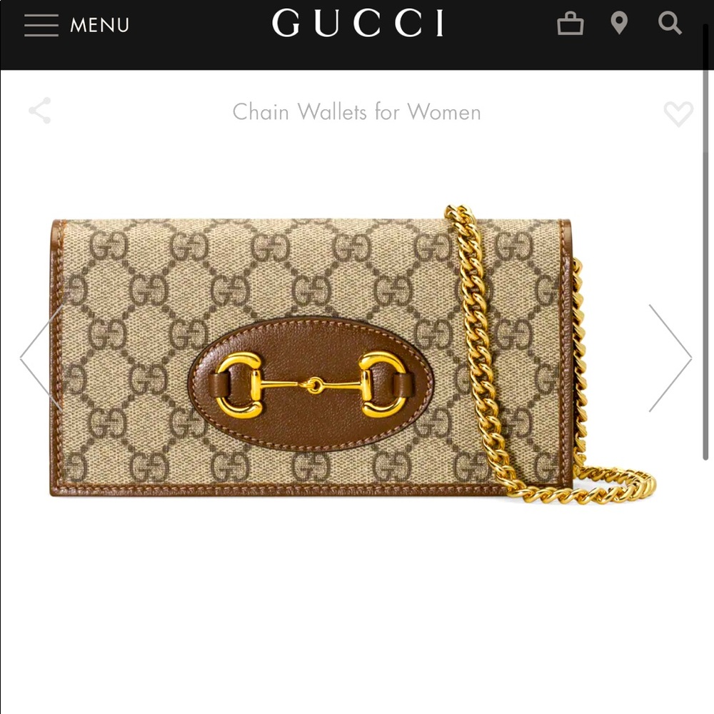 Gucci Horsebit 1955 Chain wallet
